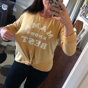“Mama knows best” long sleeve